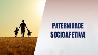 Paternidade socioafetiva [upl. by Gnilrits]