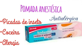 Resenha PomadaAndantol Gel [upl. by Nilreb]