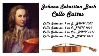 Johann Sebastian Bach  Cello suites in 432 Hz great for reading or studying [upl. by Koran829]