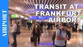 TRANSIT WALK AT FRANKFURT Airport FRA Terminal 1  Connection Flight Transfer Arriving amp Departing [upl. by Brandyn]